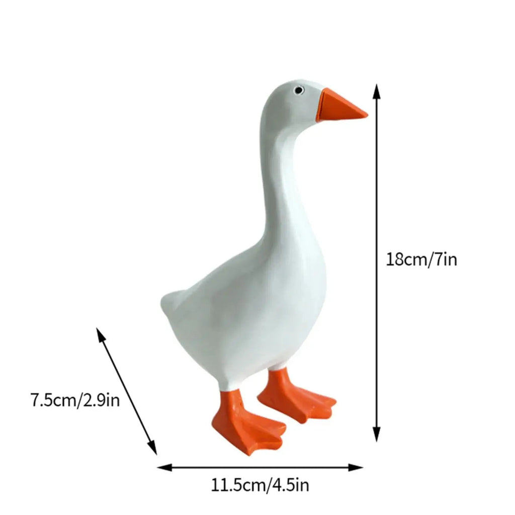 Decorative Figure GooseMag | Magnetic Goose Key Holder | Resin Sculpture & Organizer