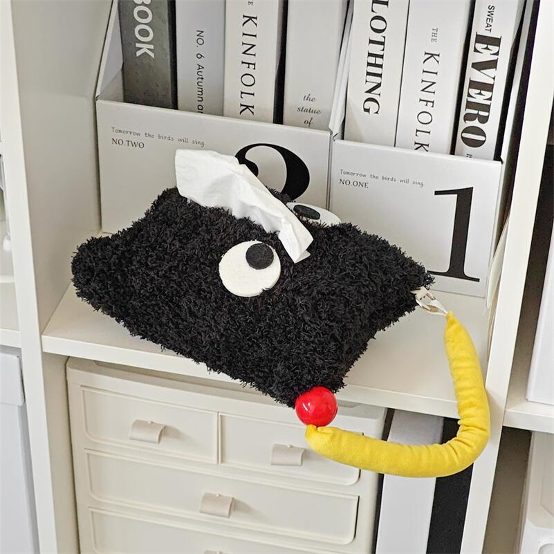 Fluffy Face Tissue Holder