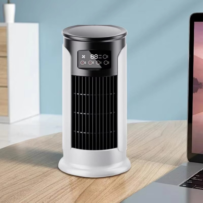Portable Air Conditioners Fan Evaporative Cooler USB Quiet Timer Room Cooling Small 10 oz Water Tank Personal Cooler Adjustable