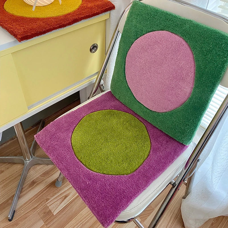 Dot in Square Block Rug