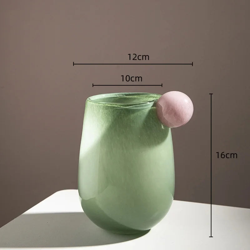 Globe Glass Chubby Vase