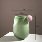 Globe Glass Chubby Vase