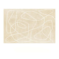 Japanese Minimalist Plush Area Rug with Non-Slip Backing