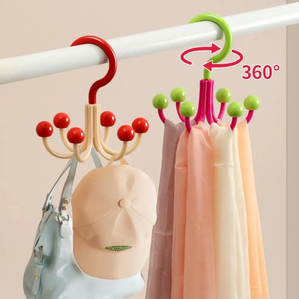 Six Claws Rotating Space Saver Hooks