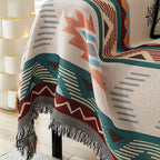 Sofa blanket EthnoLoom | Reversible & Dustproof | Pet friendly | Universal for all seasons