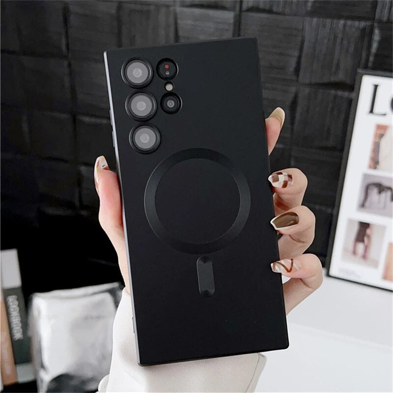 Magnetic charging case for Samsung Galaxy