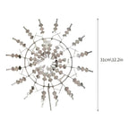 Unique Solar-Powered Kinetic Metal Windmill Spinner - Magical Wind Collectors for Patio, Garden, Lawn Outdoor Decoration