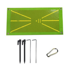Golf Training Mat for Swing Path and Impact Detection