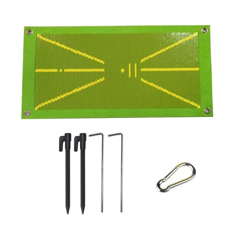 Golf Training Mat for Swing Path and Impact Detection