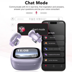 XF28 Open-Ear True Wireless Translation Earbuds with ASMR Features