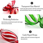 Candy-shaped Glass Snack Plate