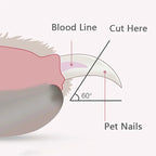 LumiPaw Pro | Professional Nail Clipper with LED Light | Safe Cut for Dogs, Cats & Small Animals | Stainless Steel Blades & Non-Slip Handle