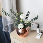 Stainless Steel Vase in Nordic Style Desktop Flower Pot BeFlower Pots Gold Black Rose Gold Classic Home Decoration