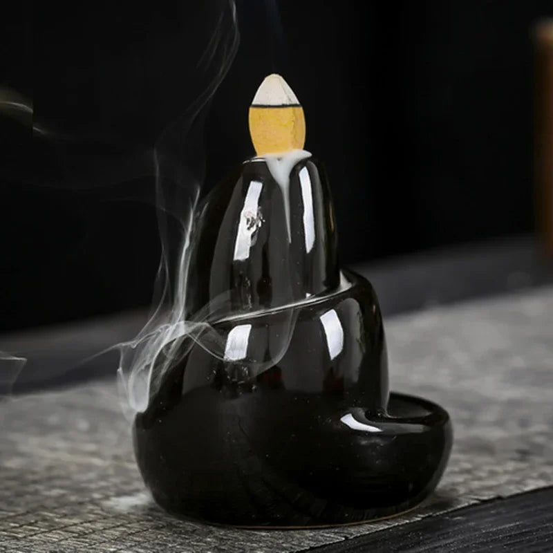 Black River Ceramic Backflow Incense Burner
