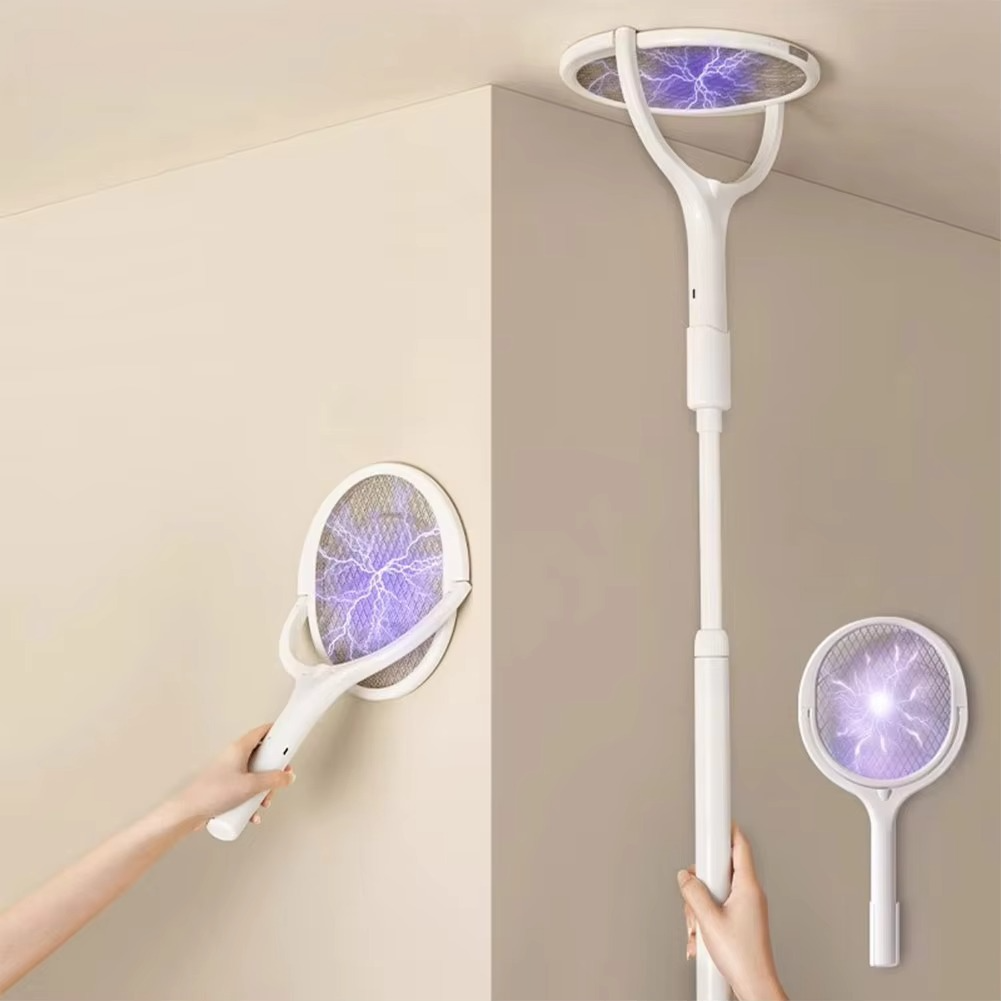 2-in-1 Rechargeable Mosquito Killer Lamp and Electric Swatter