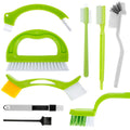 Fugenix Cleaning Brush Set | 9-Pack Grout & Groove Brushes | Ergonomic & Reusable | For Bathroom, Kitchen & Windows