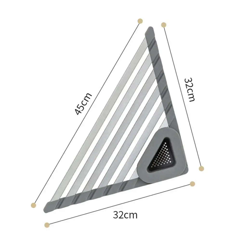 Triangle Slip-Resistant Sink Corner Storage Shelf Rack