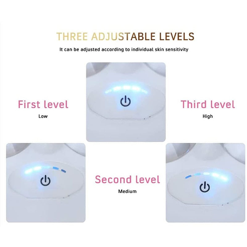 Electric microcurrent facial massage device
