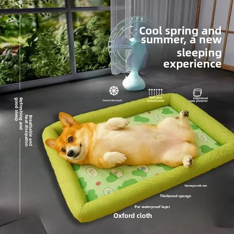 Kühlmatte Pawlino ChillPad | Summer Mat for Dogs & Cats | Breathable & Fluffy | For Small to Large Pets