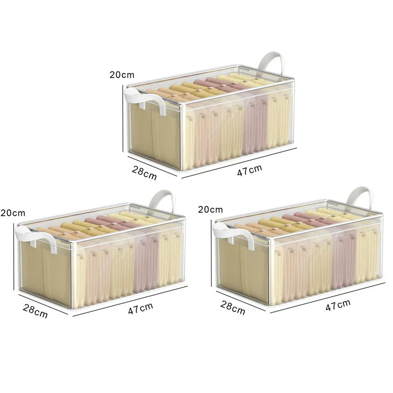 ClearBoxx Storage Box | Transparent & Durable Design | Foldable & Space-Saving