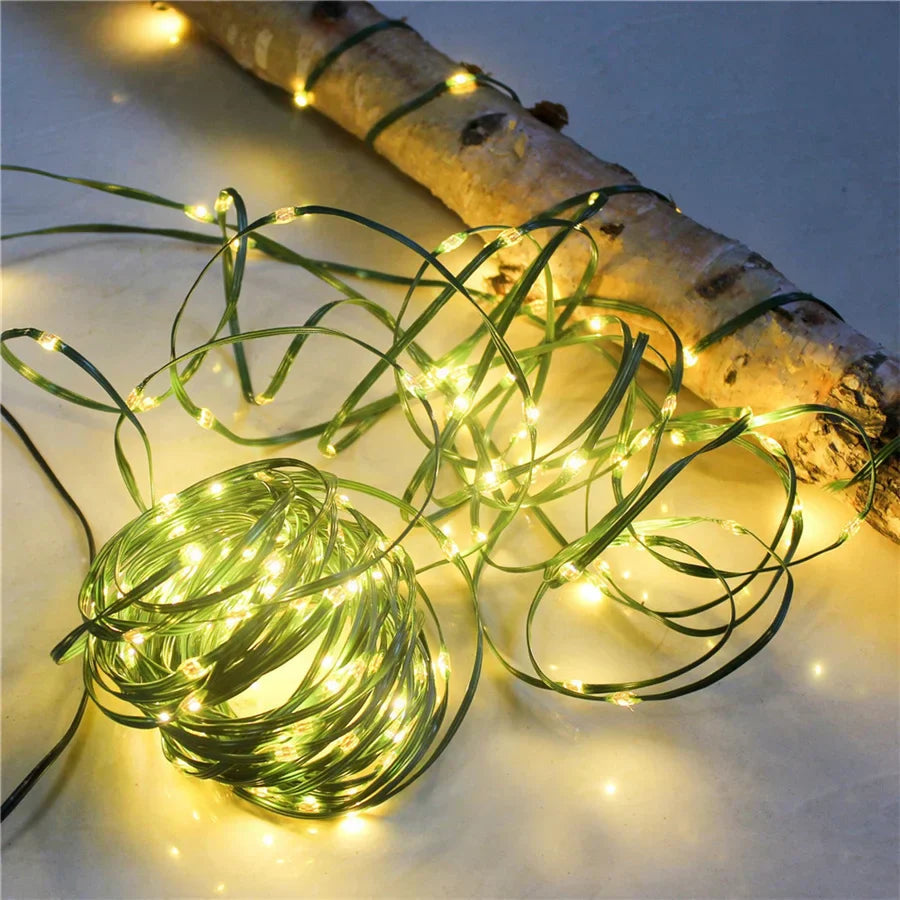 VerdeLicht Waterproof LED Garland – Outdoor Lighting for Garden and Terrace