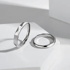 Adjustable Light Sculptured Couple Rings