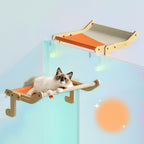 Wooden Window Cat Hanging Bed