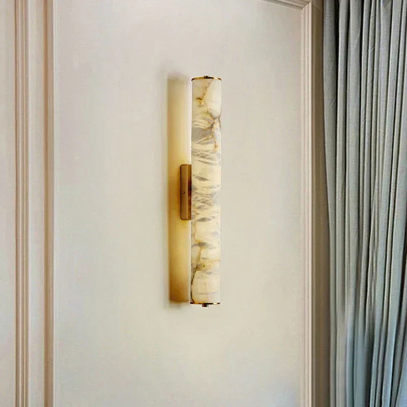 Sculptural Wall Lamp Marble for Interiors with Character
