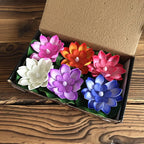 Floating Lotus Lamp LUMILYA | LED Water Sensor | Warm White Light | For Pond, Garden & Parties