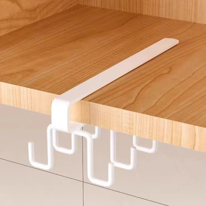 Ferrosa Iron Hooks for Kitchen Cabinet | Wall Shelf & Coat Hooks | Space-saving & Load-bearing