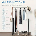 ClutterFree Hook Organizer | Rotatable & Space-Saving | 6-Hook Design