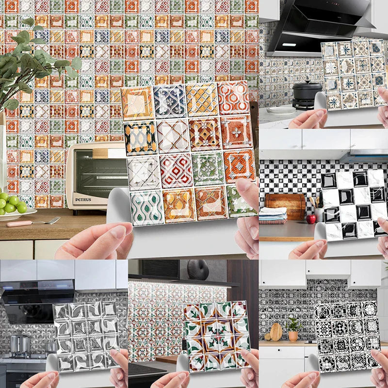 DecoMosaic 3D Mosaic Wall Tile Stickers