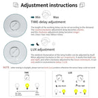 Motion-Activated Adjustable Smart Light Socket