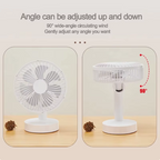 Compact Quiet USB Desktop Fan