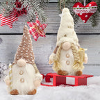 Nordlumis | Glowing Christmas Gnome | 30 × 10 × 10 cm | LED Window & Table Decoration | Battery Operated | Gift Idea for Christmas & New Year