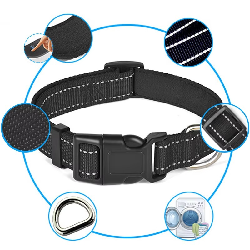 Reflective Comfort Collar for Dogs – Soft, Adjustable, and Breathable