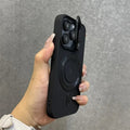 Magnetic Soft Wrist Bracket Lens Cover iPhone Case