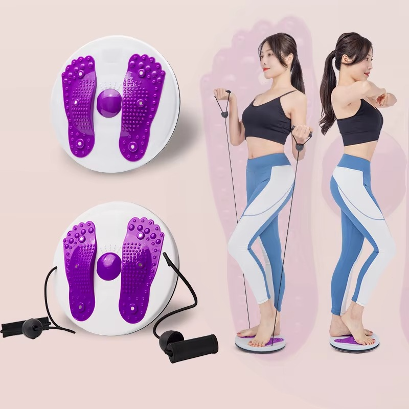 Portable Magnetic Waist Twisting Disc for Core Strength and Balance Training