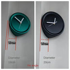 SilentCorner Clock - Stylish Silent Wall Clock without Drilling