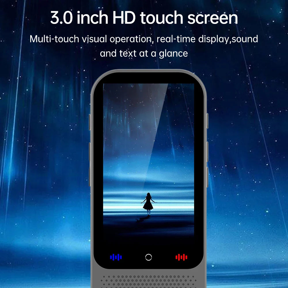 Portable Voice Translator Device with 138 Languages and Offline Support