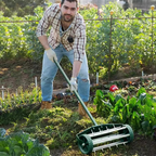 Lawn Aerator Roller for Oxygenation, Ventilation, and Turf Maintenance