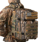 TACTICO45 45 L Outdoor Rucksack | Molle-System | 3-Day Capacity | Robust & Multifunctional – Black/Khaki/Olive