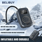 AirVolt Go Compressor | Wireless & Rechargeable | Tire Pressure & Power Bank in One | Compact & Mobile