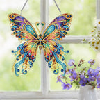 Butterfly Pendant | 5D DIY Diamond Painting | Double-Sided Acrylic | Sparkling Window Decoration
