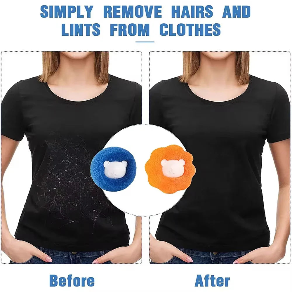 FellFix Cleaning Balls | Set of 5 Pet Hair Removers | For Washing Machine & Dryer | Reusable & Portable
