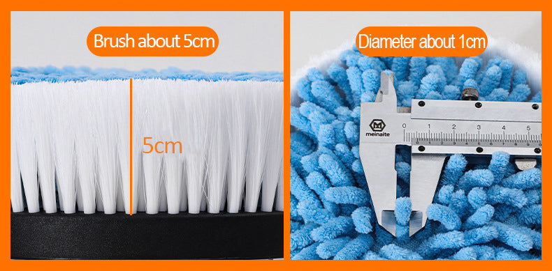 TurboBrush 360 Car Wash Brush – Rotating Brush with Soap Dispenser & Extension Pole