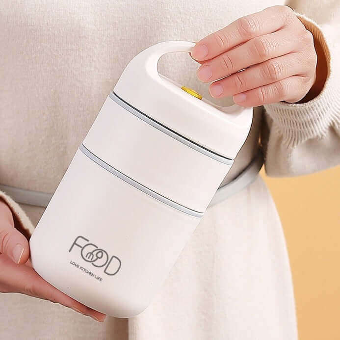 LunchBuddy Premium Lunch Box | Leak-Proof & Sustainable | Bento Box with Compartments | Ideal for Work & School
