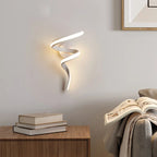 LED Wall Lamp NordLED Wall Light | Nordic Spiral Design | Modern & Energy Saving | For Bedroom, Corridor & Living Room Spiral Sconce Light For Stairs Bedroom Bedside Study Hallway Background Indoor Decor Wall Lighting Fixtures
