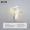 LED Wall Lamp NordLED Wall Light | Nordic Spiral Design | Modern & Energy Saving | For Bedroom, Corridor & Living Room Spiral Sconce Light For Stairs Bedroom Bedside Study Hallway Background Indoor Decor Wall Lighting Fixtures