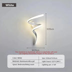 LED Wall Lamp NordLED Wall Light | Nordic Spiral Design | Modern & Energy Saving | For Bedroom, Corridor & Living Room Spiral Sconce Light For Stairs Bedroom Bedside Study Hallway Background Indoor Decor Wall Lighting Fixtures